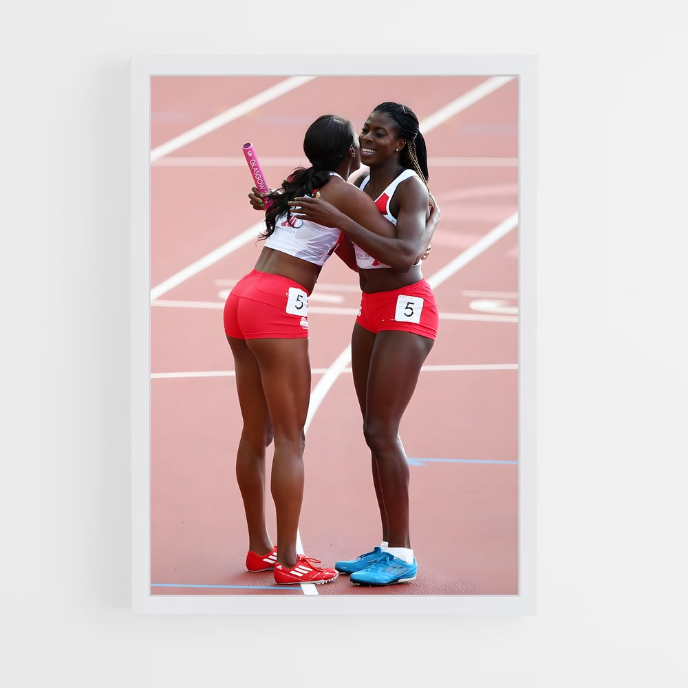 Poster L'Étreinte des Championnes – affiche Athlétisme (vue 3)